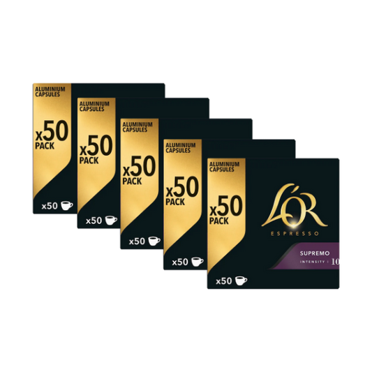 Café L’OR –Compatibles Nespresso® – Intensité 10 Supremo