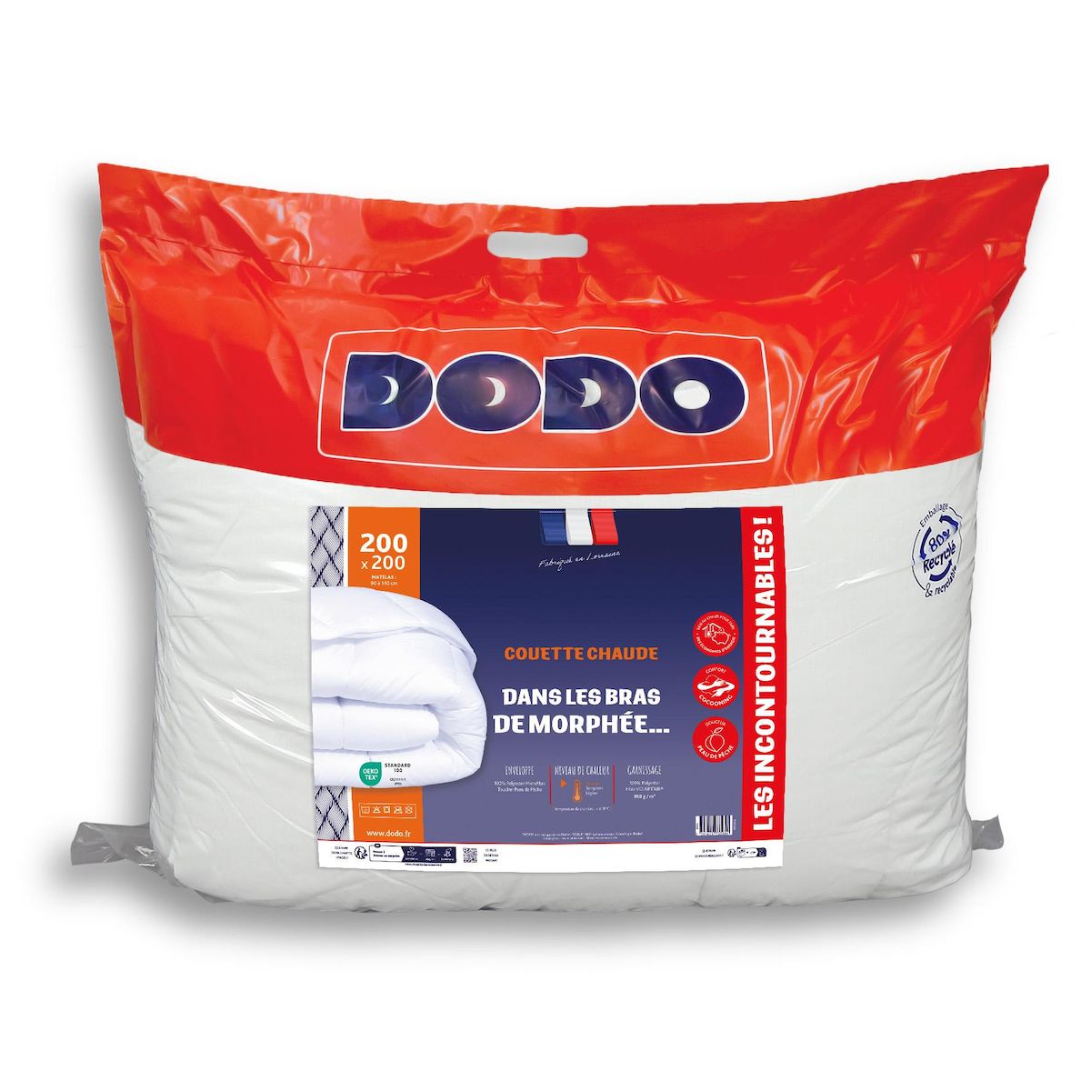 Couette DODO – Ultra Confort & Chaleur Toutes Tailles 140x200 à 240x260 Made in France