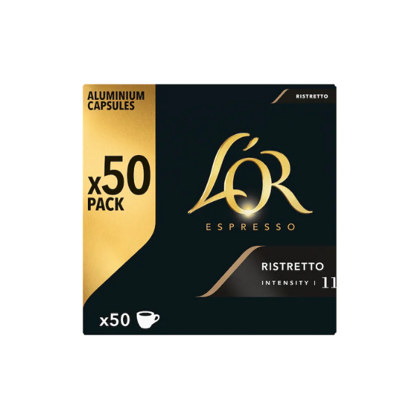 Café L’OR –Compatibles Nespresso® – Intensité 11 Ristretto