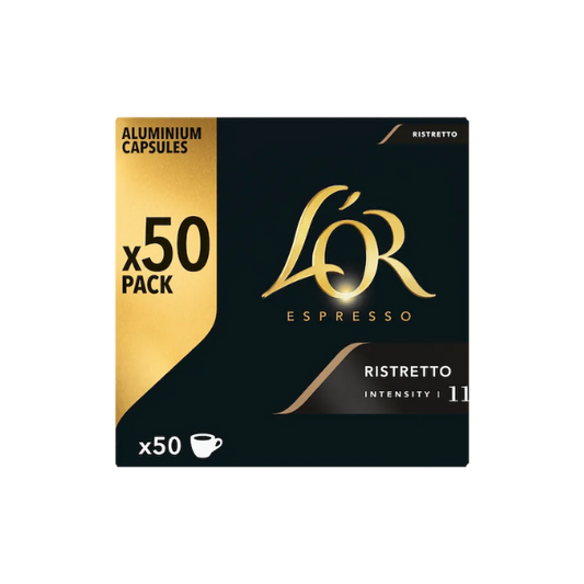 Café L’OR –Compatibles Nespresso® – Intensité 11 Ristretto