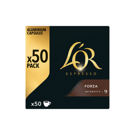 Café L’OR –Compatibles Nespresso® – Intensité 9 Forza