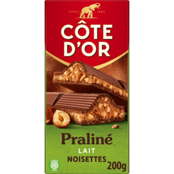 CÔTE D’OR Praliné lait Noisettes 200g