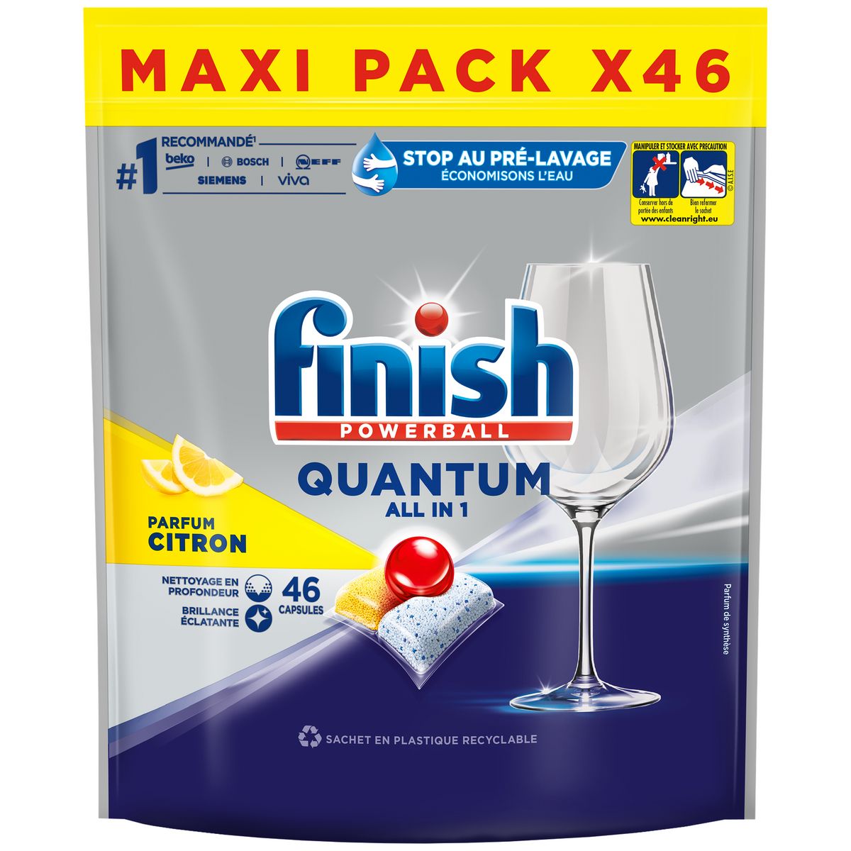 FINISH Quantum citron 46 capsules