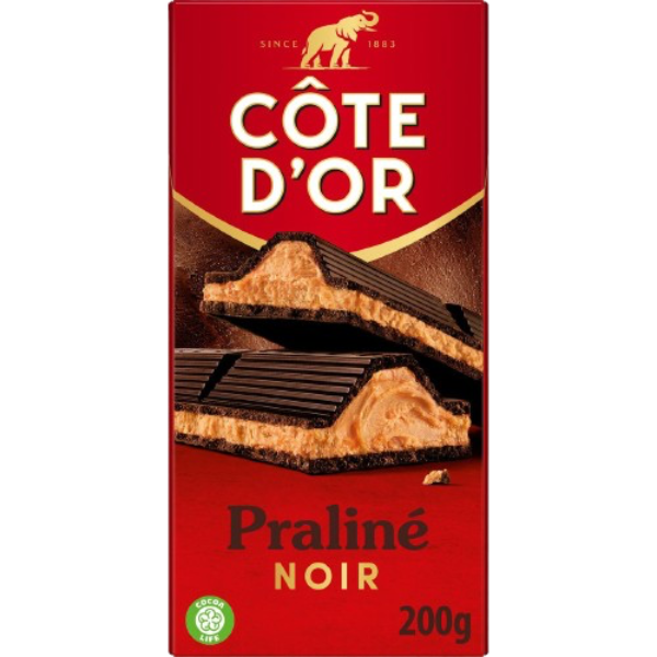 CÔTE D’OR Praliné Noir 200g